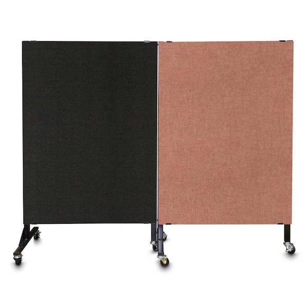 Enclosed Corkboard, 1 Door, 72"x48", 4" Fra
